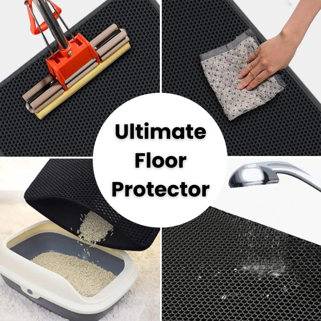 50% DE REMISE TEMPORAIRE | LitterCatcher™ | Tapis pour litière de chat