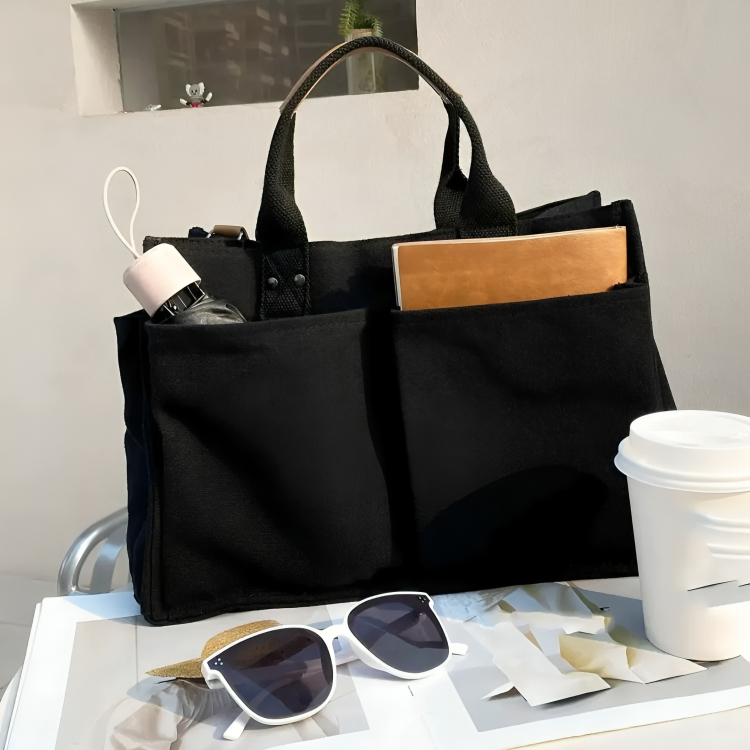 50 % DE REMISE TEMPORAIRE | UrbanTote™ | Sac à dos en toile multi-poches