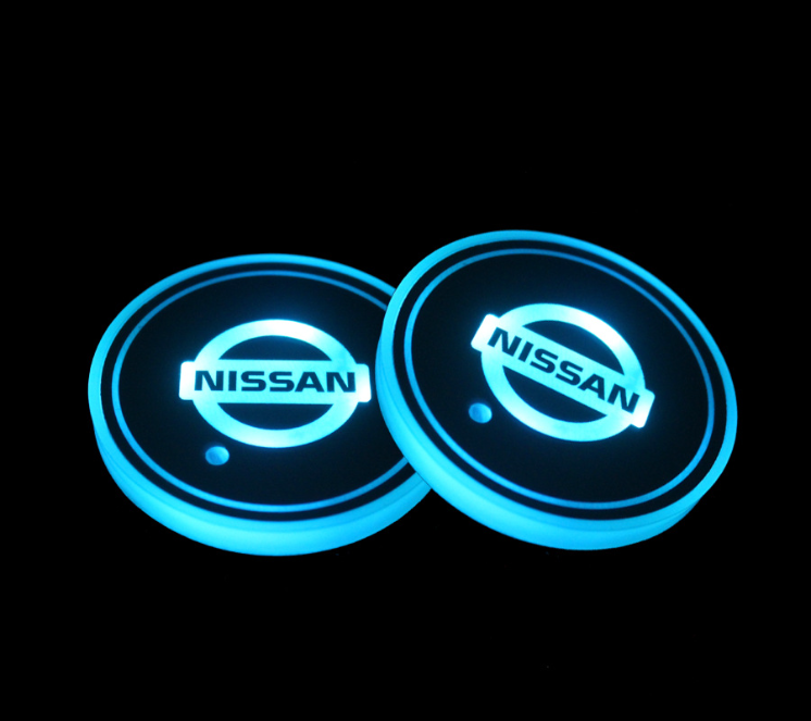 1+1 OFFERT · AUJOURD'HUI · LumiCoasters™ · Porte-gobelets lumineux pour voiture