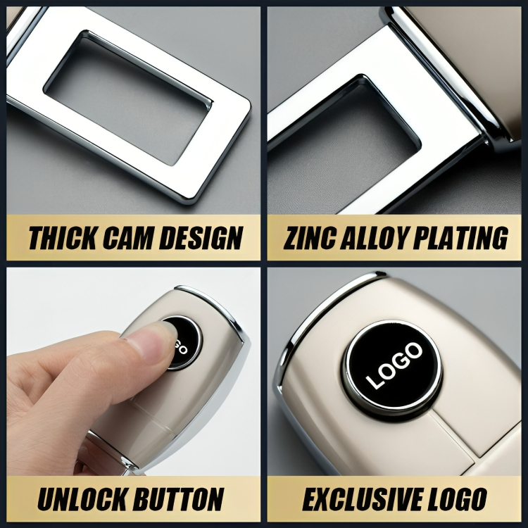1 + 1 GRATUIT AUJOURD'HUI | EasyBuckle™ | Rallonge de ceinture de sécurité en alliage de zinc