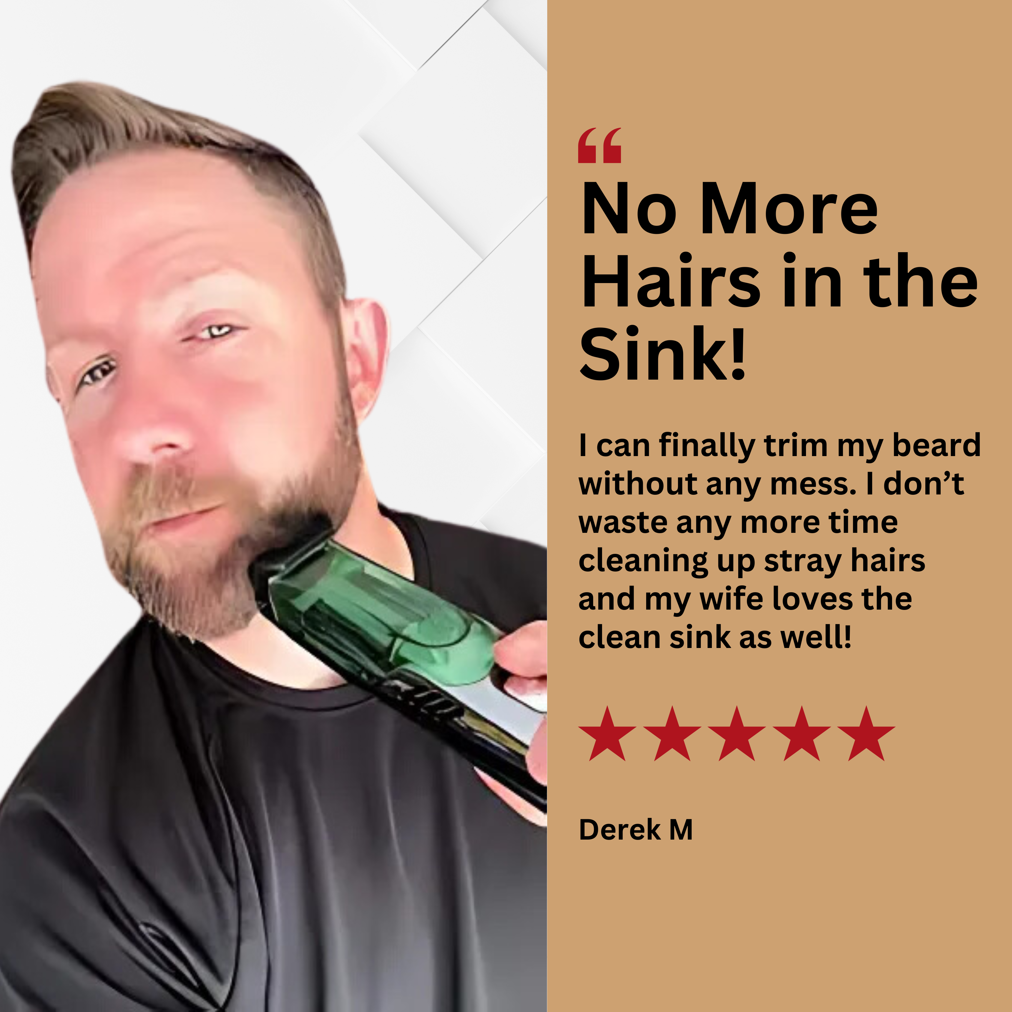 50 % DE RABAIS TEMPORAIRE | VacuShave™ | Rasoir à vide sans fil