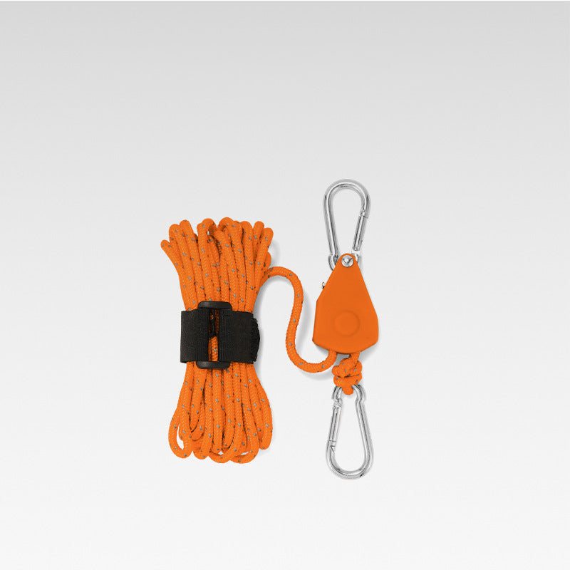 1 + 1 GRATUIT AUJOURD'HUI | TentGrip™ | Corde haute résistance et poulie à déblocage rapide