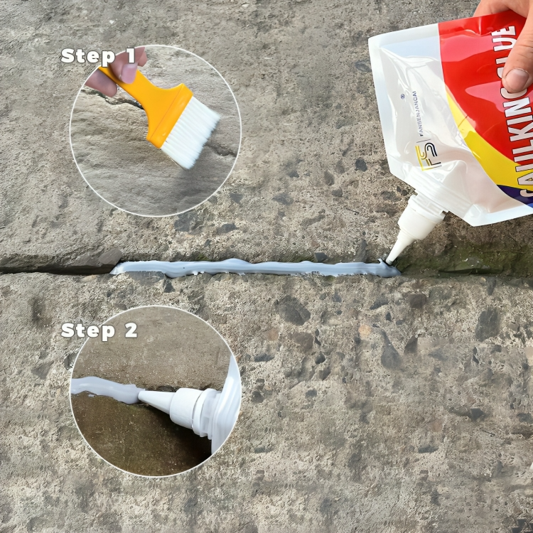1 + 1 GRATUIT AUJOURD'HUI | CrackSeal™ | Masse de réparation pour fissures en béton imperméable