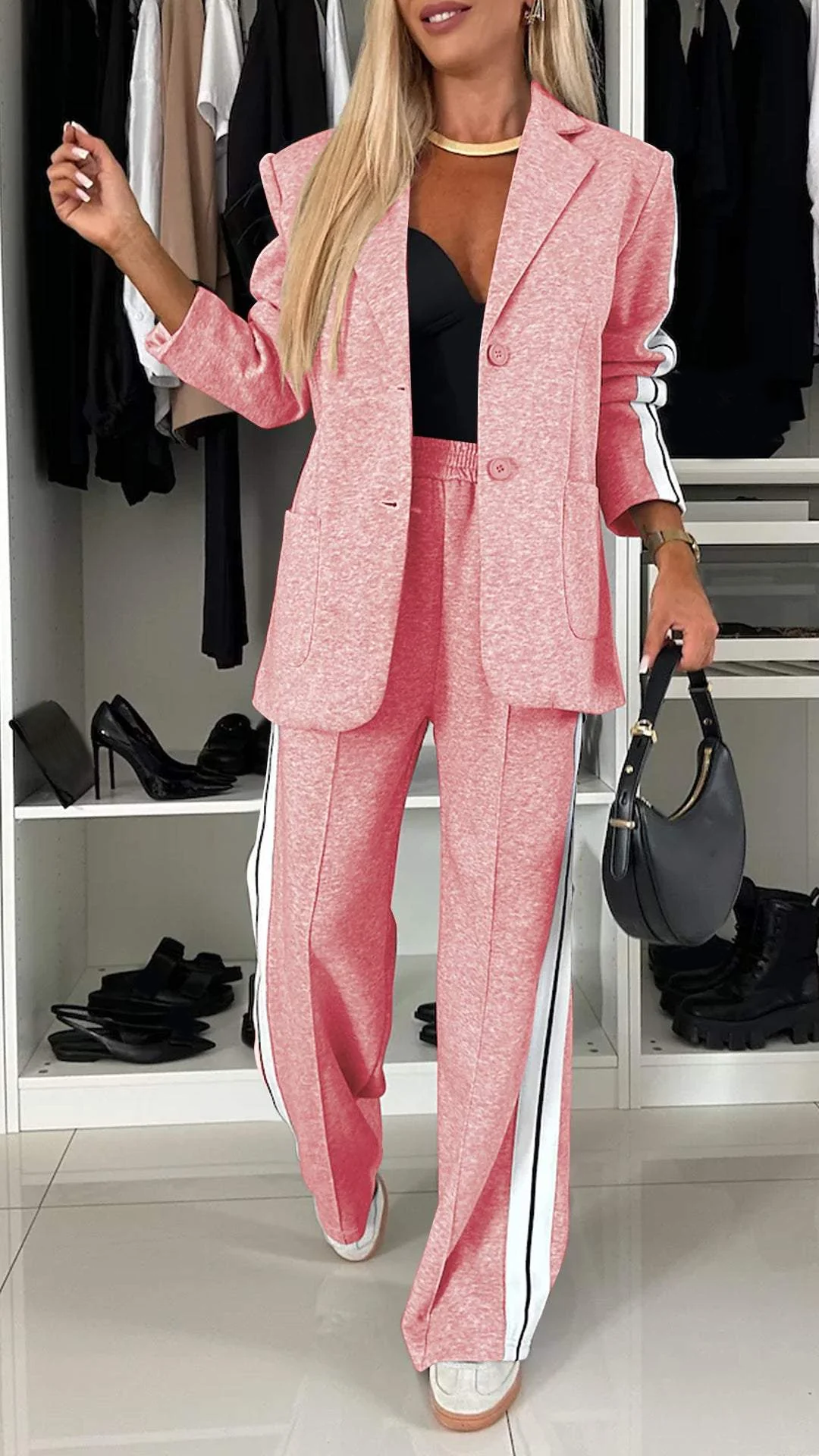 50% DE REMISE TEMPORAIRE | Lysandra™ | Ensemble blazer et pantalon stylé