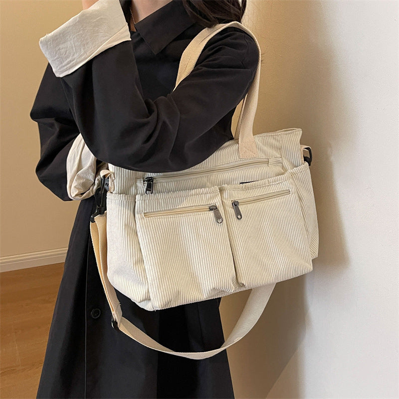 50% DE REMISE TEMPORAIRE | CordyBag™ | Grand sac en corduroy