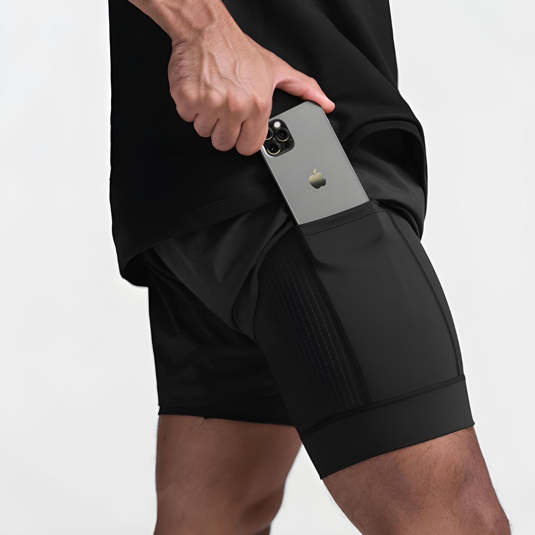50% DE RABAIS TEMPORAIRE | EnduraFit™ | Shorts de course 2-en-1