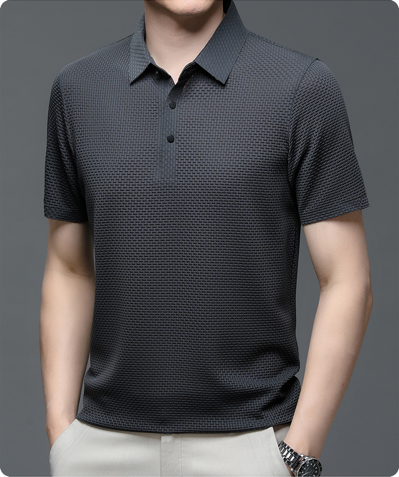 -50 % · OFFRE LIMITÉE · Orion™ · Polo premium en soie glacée pour homme