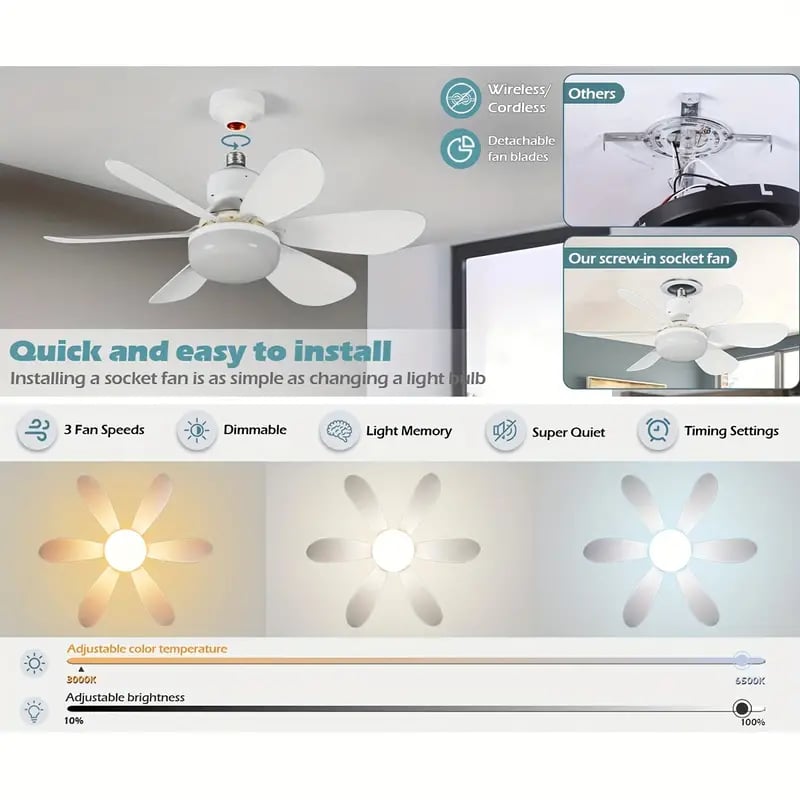 50 % DE REMISE TEMPORAIRE | PowerFan™ - Ventilateur-lampe