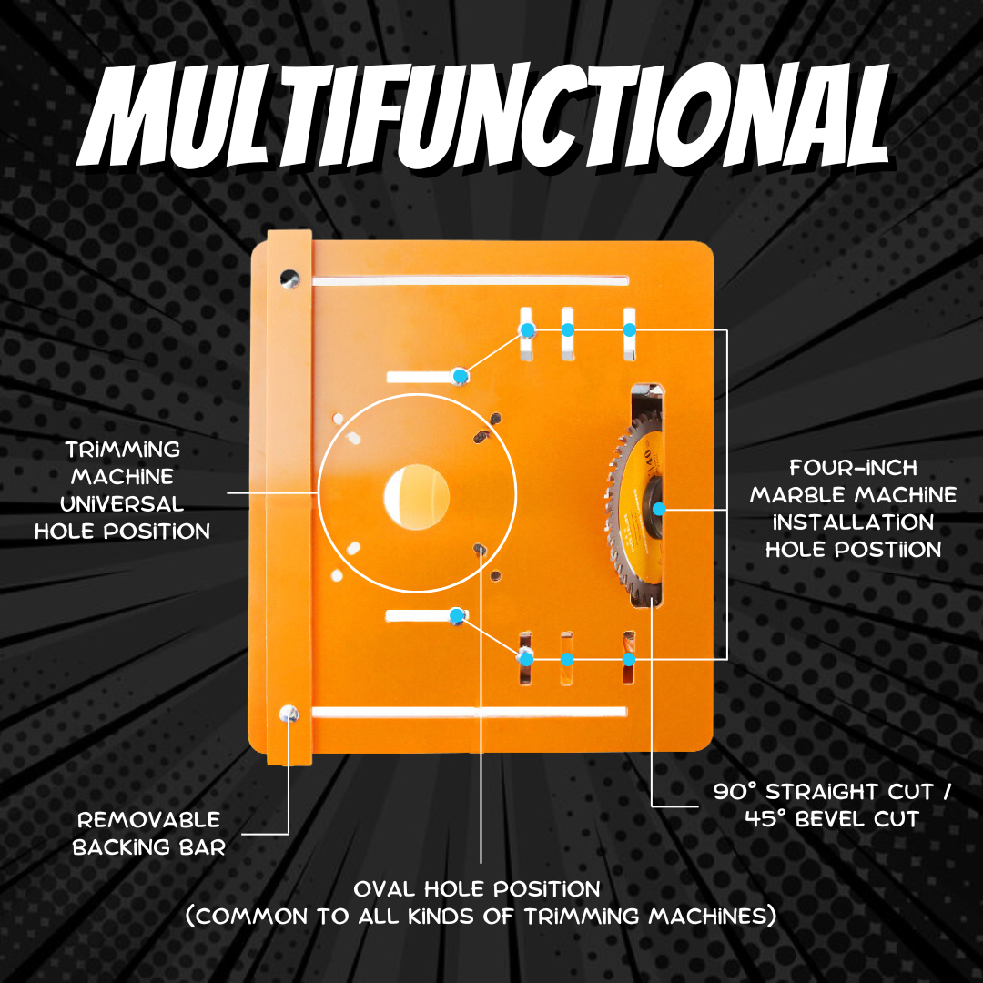 TrimAlign™ | Plaque de base réglable pour machines à découper