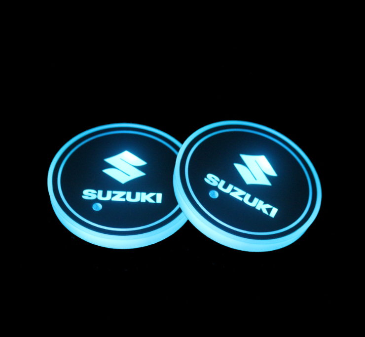 1+1 OFFERT · AUJOURD'HUI · LumiCoasters™ · Porte-gobelets lumineux pour voiture