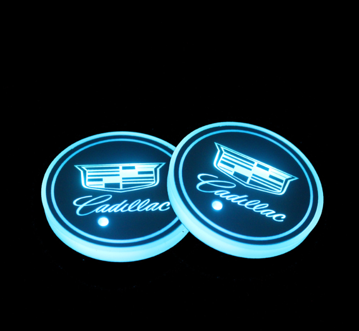 1+1 OFFERT · AUJOURD'HUI · LumiCoasters™ · Porte-gobelets lumineux pour voiture