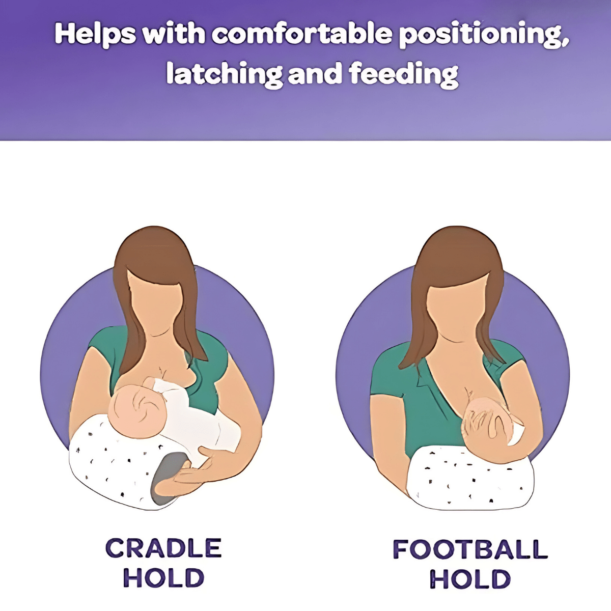 1 + 1 GRATUIT AUJOURD'HUI | NurturePillow™ | Coussin d'allaitement pour soutenir les bras pour bébés