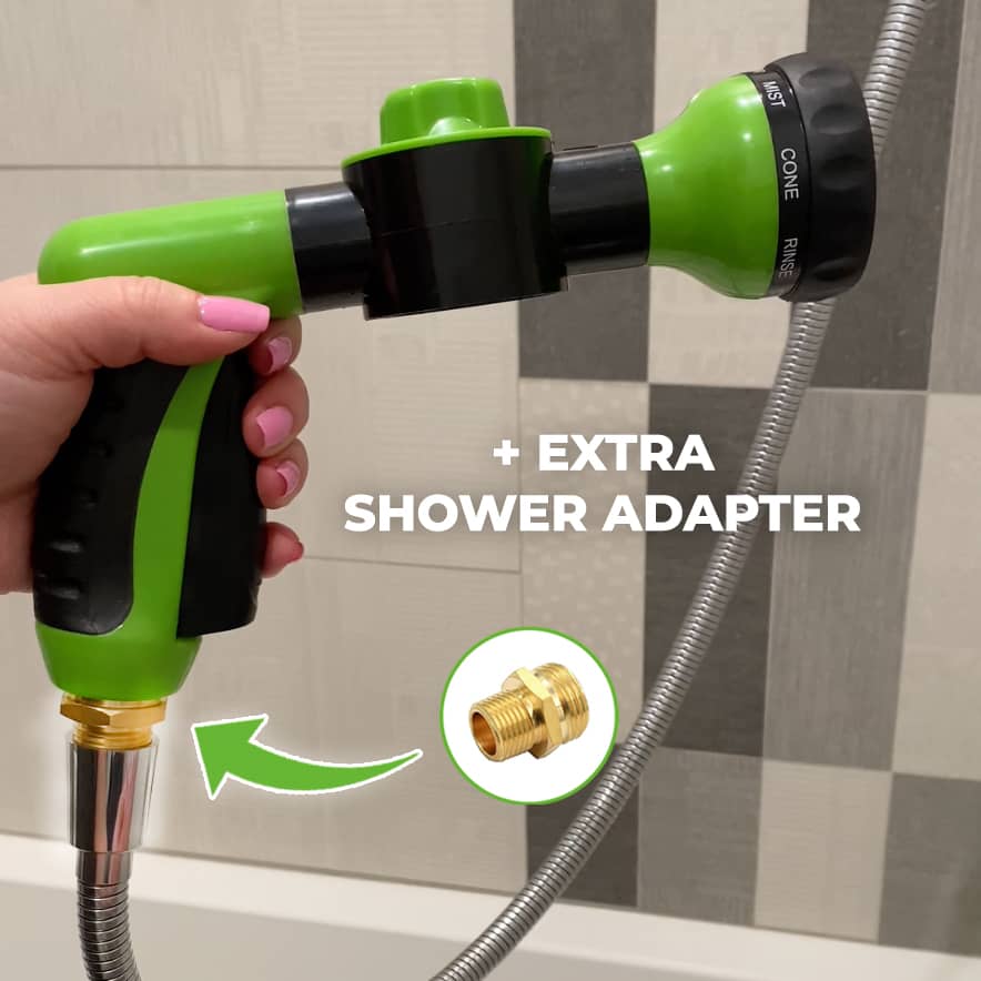50% DE REMISE TEMPORAIRE | JetPaws™ | Pistolet de douche pour chien à haute pression