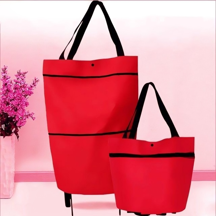 50 % DE REMISE TEMPORAIRE | TrolleyTote™ | Sac de courses pliable avec roues