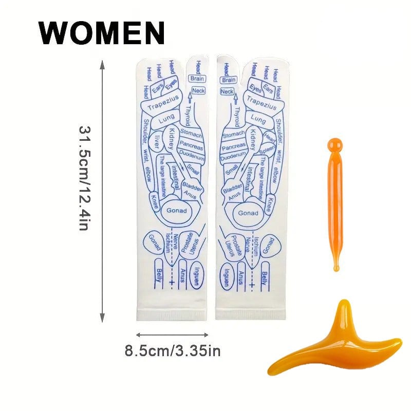 50 % DE REMISE TEMPORAIRE | TheraSocks™ | Chaussettes de massage réflexologique