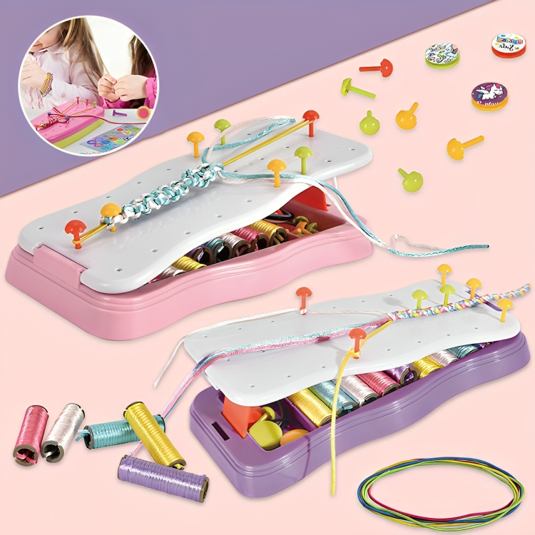 50% DE REMISE TEMPORAIRE | WeaveWonders™ | Kit de tressage de bracelet DIY