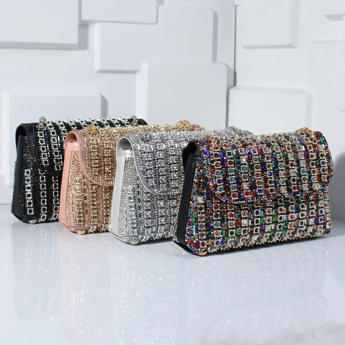 50% DE REMISE TEMPORAIRE | DazzleClutch™ | Pochette de soirée ornée de strass pour femmes