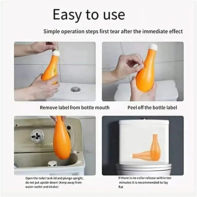 1 + 1 GRATUIT AUJOURD'HUI | CleanStrike™ | Nettoyant de cuvette de toilette en forme de quille de bowling