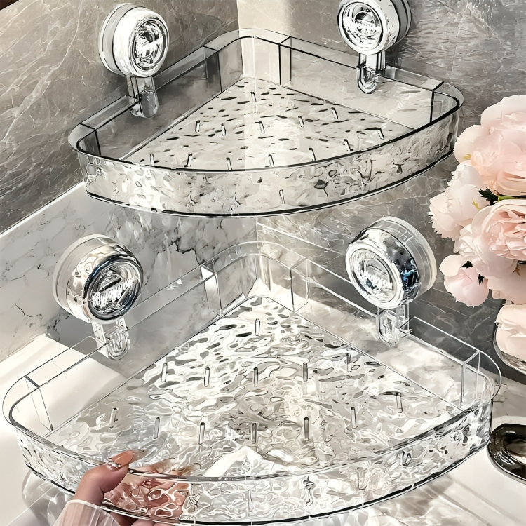 50 % DE RABAIS TEMPORAIRE | LuxeShelf™ | Organisateur de douche à ventouse luxueux