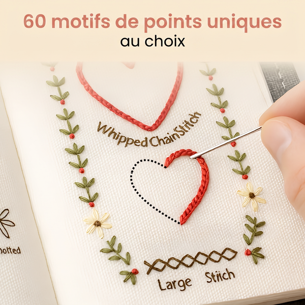 -50 % · OFFRE LIMITÉE · EmbroiDiary™ · Kit de broderie