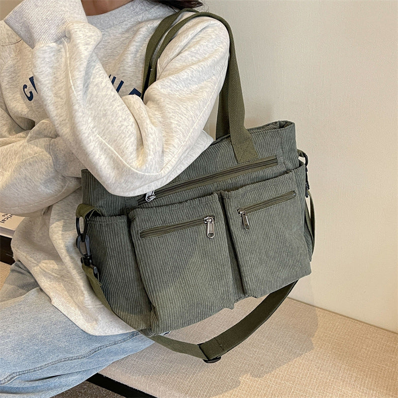 50% DE REMISE TEMPORAIRE | CordyBag™ | Grand sac en corduroy