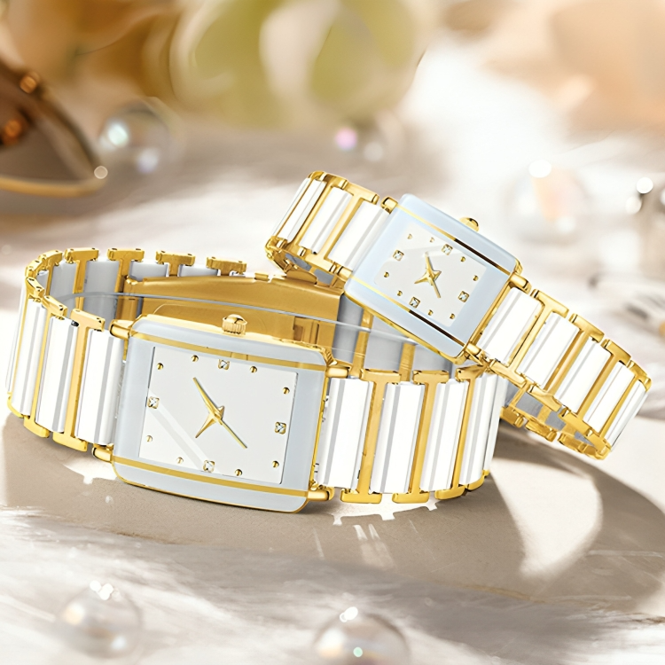 50 % DE REMISE TEMPORAIRE | ChronoLux™ | Montre de luxe carrée