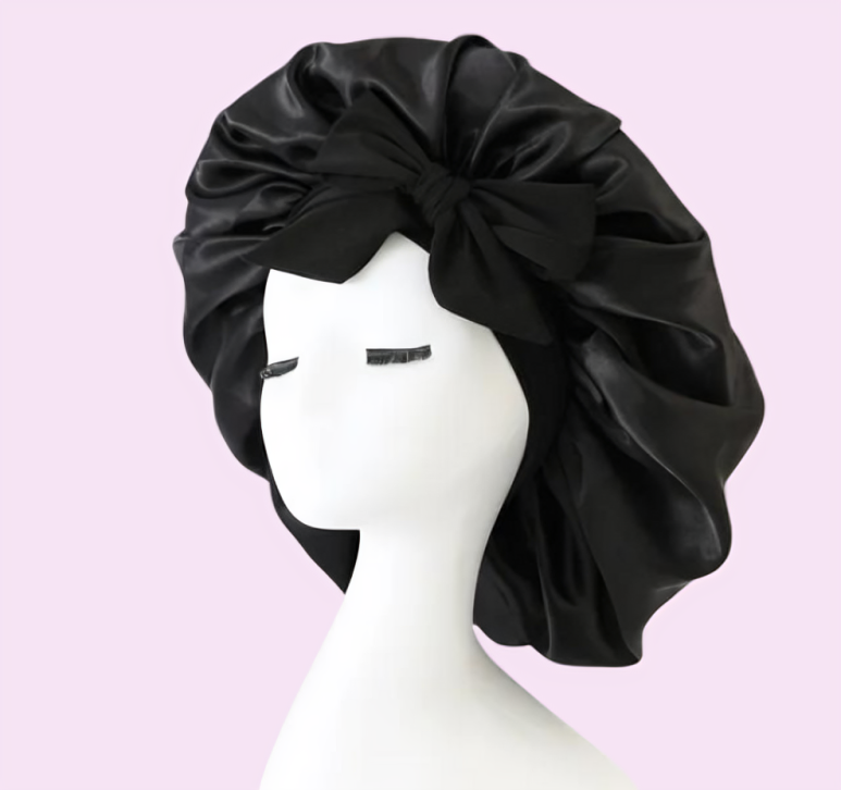 1 + 1 GRATUIT AUJOURD'HUI | FrizzShield™ | Bonnet de nuit en satin de luxe