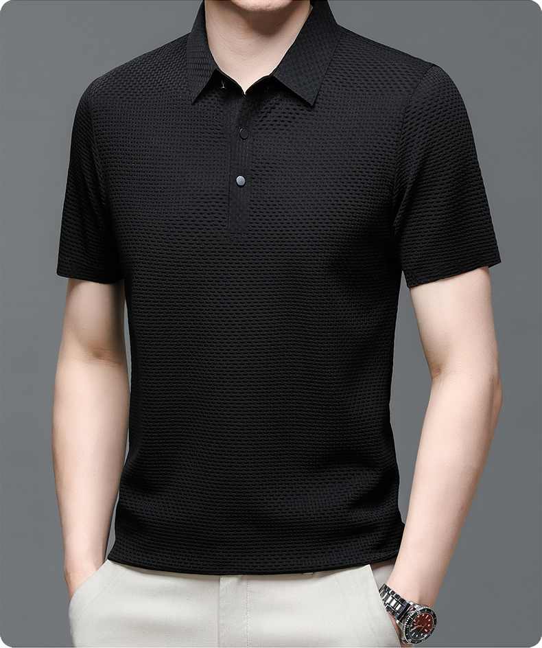 -50 % · OFFRE LIMITÉE · Orion™ · Polo premium en soie glacée pour homme