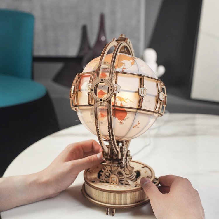 50 % DE RABAIS TEMPORAIRE | IllumiGlobe™ | Lampe en puzzle globe 3D illuminé