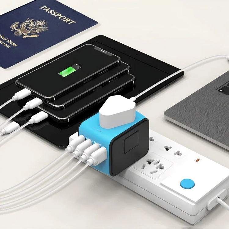 50 % DE RABAIS TEMPORAIRE | GlobalCharge™ | Adaptateur de voyage multifonctionnel Convertisseur
