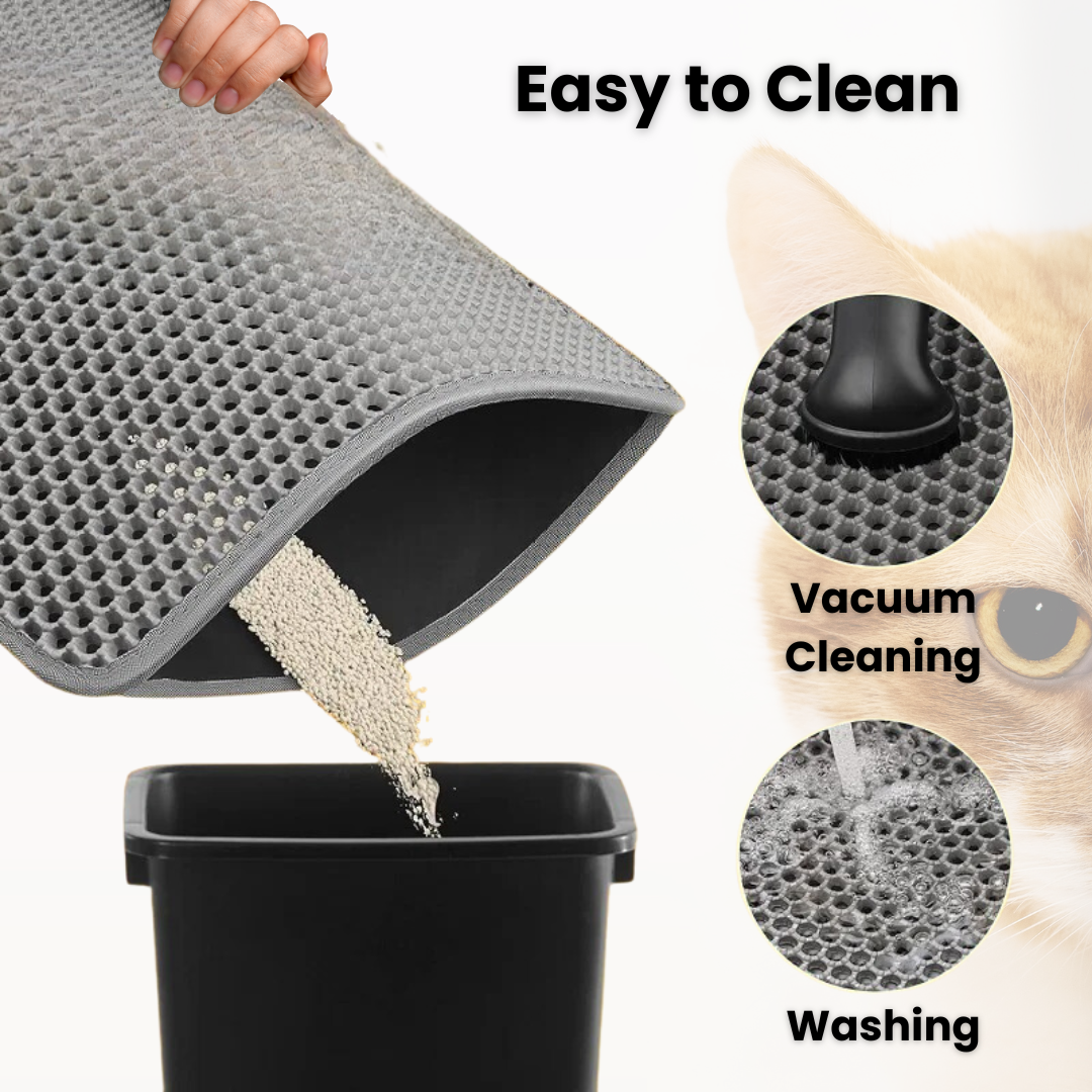 50% DE REMISE TEMPORAIRE | LitterCatcher™ | Tapis pour litière de chat