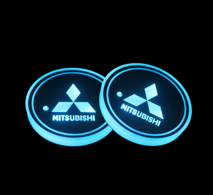 1+1 OFFERT · AUJOURD'HUI · LumiCoasters™ · Porte-gobelets lumineux pour voiture