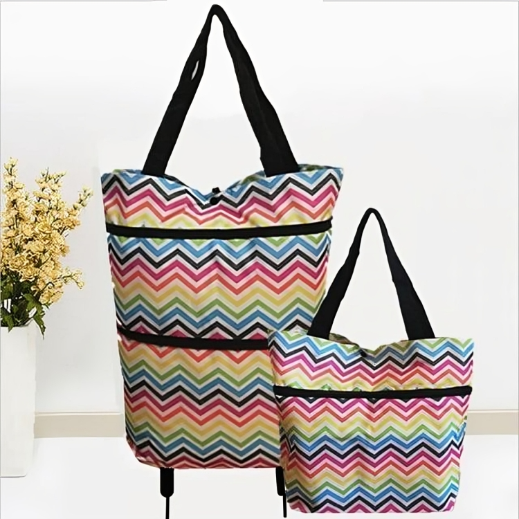50 % DE REMISE TEMPORAIRE | TrolleyTote™ | Sac de courses pliable avec roues