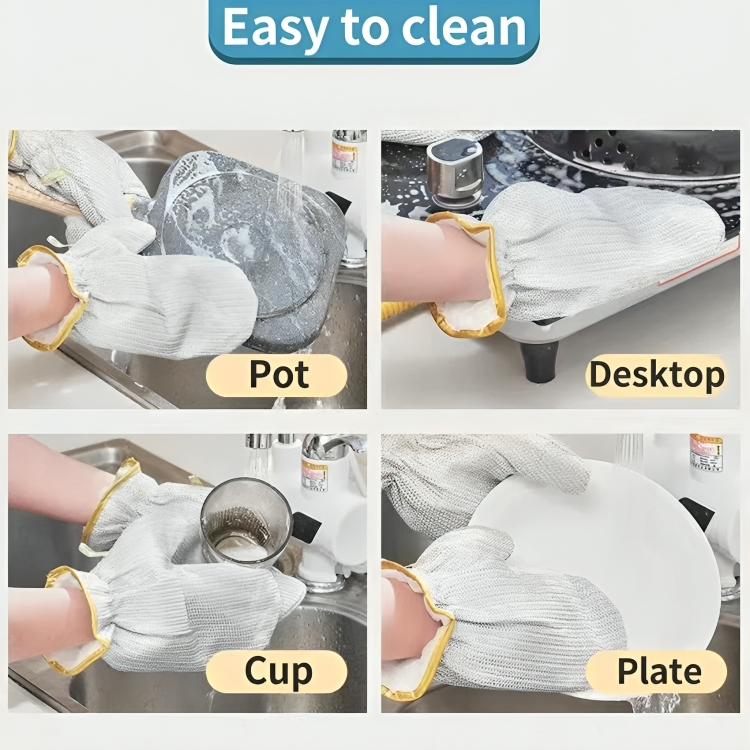 2 + 3 GRATUIT AUJOURD'HUI | ScrubGlove™ | Gants à brosse métallique