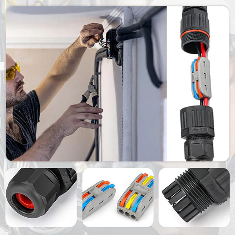 1+1 OFFERT · AUJOURD'HUI · AquaShield™ · Câblage électrique extérieur étanche