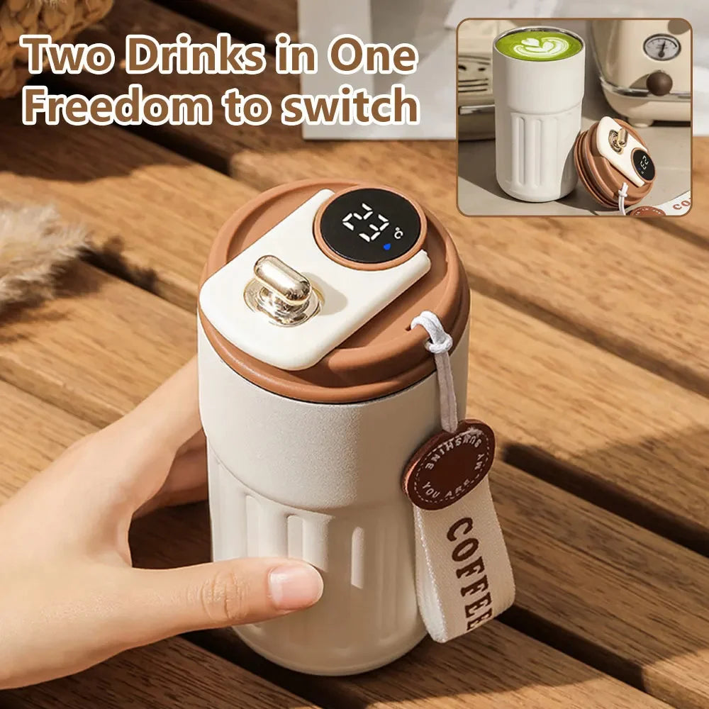 50 % DE REMISE TEMPORAIRE | SmartSip™ | Bouteille Thermos LED