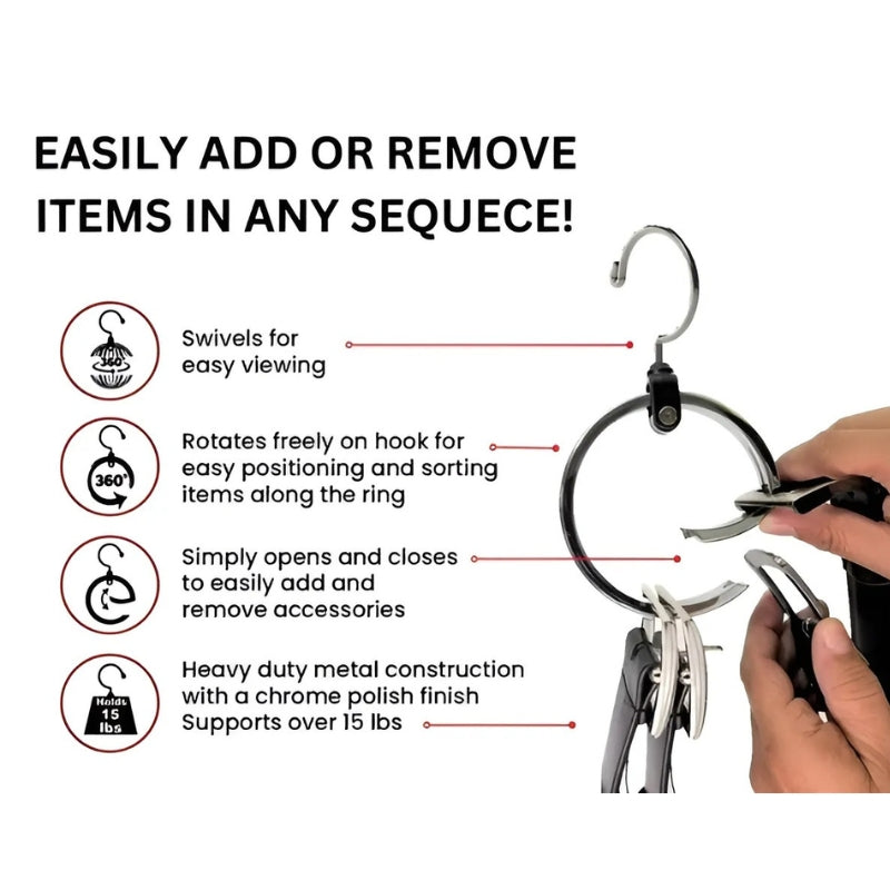 1 + 1 GRATUIT AUJOURD'HUI | RollyHook™ | Cintre multi-usages