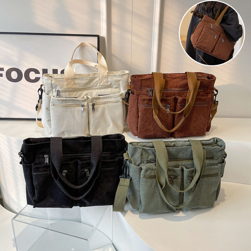 50% DE REMISE TEMPORAIRE | CordyBag™ | Grand sac en corduroy