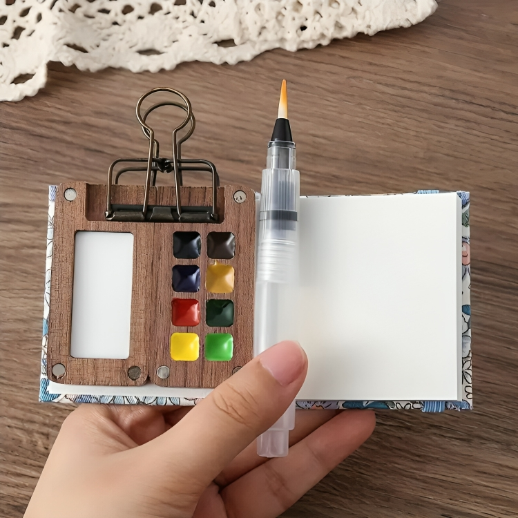 50% DE REMISE TEMPORAIRE | TinyCanvas™ | Mini-ensemble de voyage de peinture aquarelle