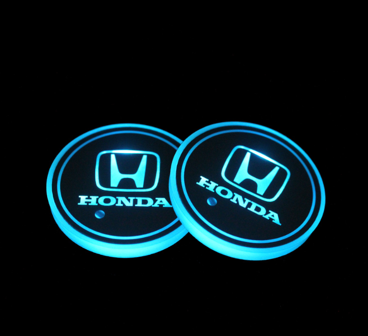 1+1 OFFERT · AUJOURD'HUI · LumiCoasters™ · Porte-gobelets lumineux pour voiture