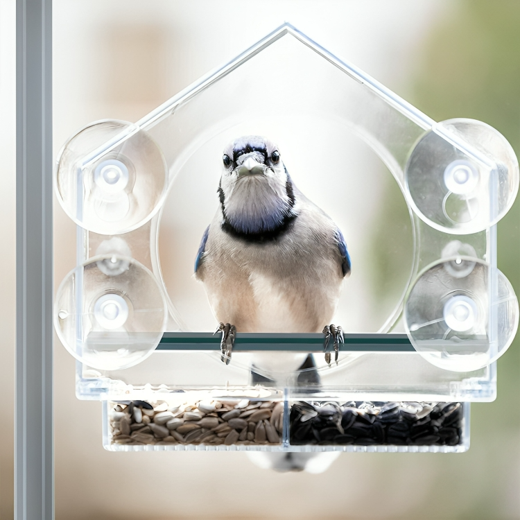 50 % DE REMISE TEMPORAIRE | PerchView™ | Transformez votre fenêtre en une réserve naturelle personnelle pour les oiseaux !