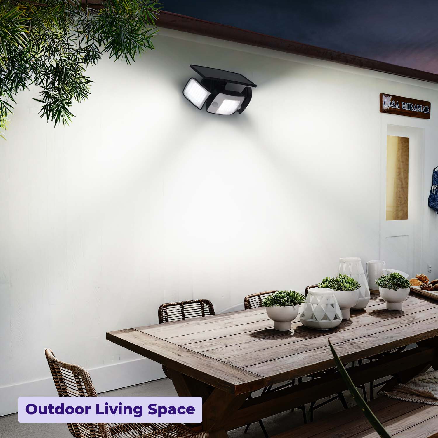 50% DE REMISE TEMPORAIRE | SolarBright™ | Lampe extérieure LED solaire