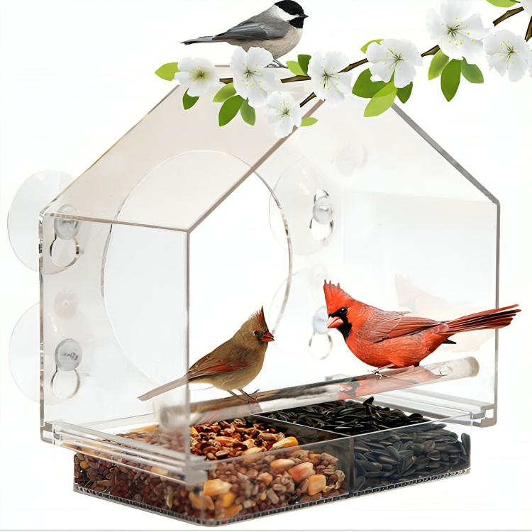 50 % DE REMISE TEMPORAIRE | PerchView™ | Transformez votre fenêtre en une réserve naturelle personnelle pour les oiseaux !
