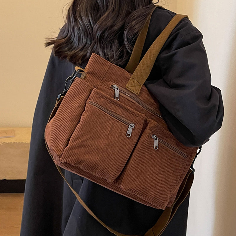 50% DE REMISE TEMPORAIRE | CordyBag™ | Grand sac en corduroy