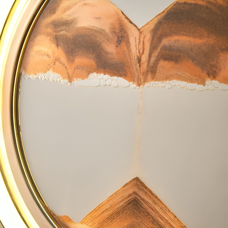 50 % DE REMISE TEMPORAIRE | SandAura™ | Lampe de table en sablier créatif en sable mouvant