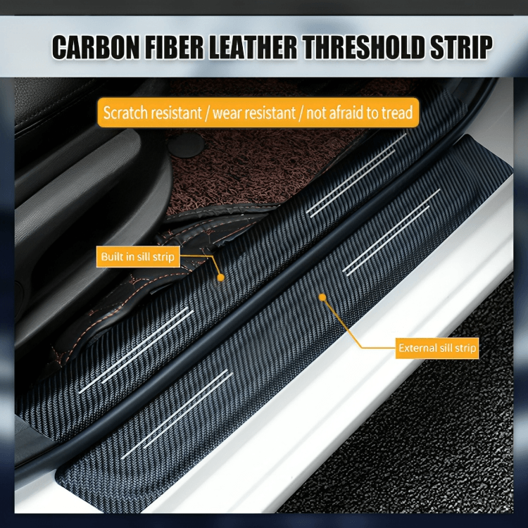 50% RABATT TEMPORÄR | StepGuard™ | Kohlefaser-Türschutzaufkleber - MODLIA