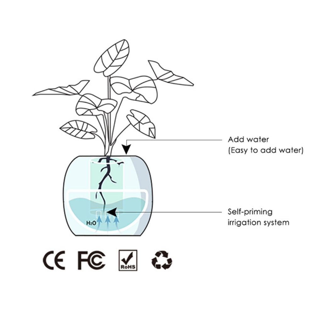 50 % DE RÉDUCTION TEMPORAIRE | BloomBot™ | Pot de plante intelligent