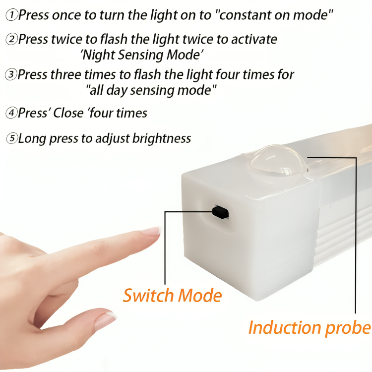 1 + 1 GRATUIT AUJOURD'HUI | MotionGlow™ | Lampe de nuit LED sans fil avec détecteur de mouvement