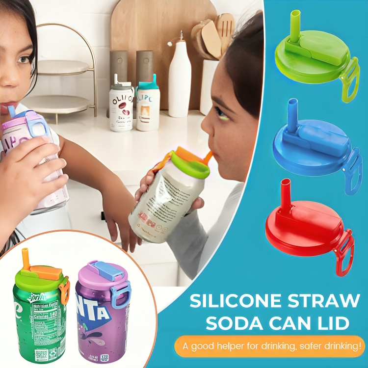 2 + 2 GRATUIT AUJOURD'HUI | SipSeal™ | Couvercle en silicone pour paille à soda