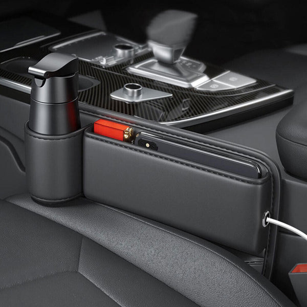 -50 % · OFFRE LIMITÉE · CarMate™ · Boîte de rangement pour siège de voiture